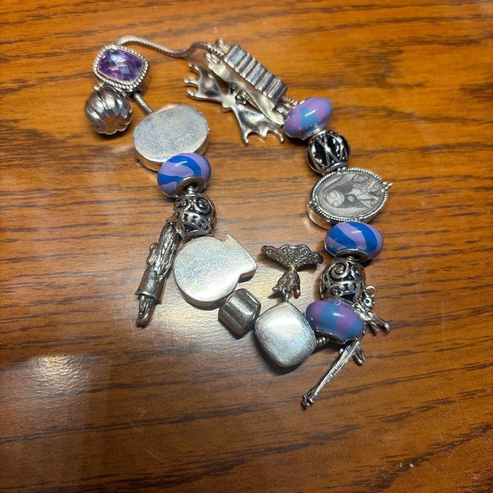 Bradford Exchange Disney Tim Burton's Nightmare Before Christmas Bracelet Loose - Picture 8 of 10